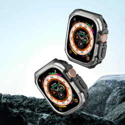 Чехол-бампер с черными вставками от Dux Ducis для часов Apple Watch Ultra 1 и 2, 49MM, Tamo Series Case