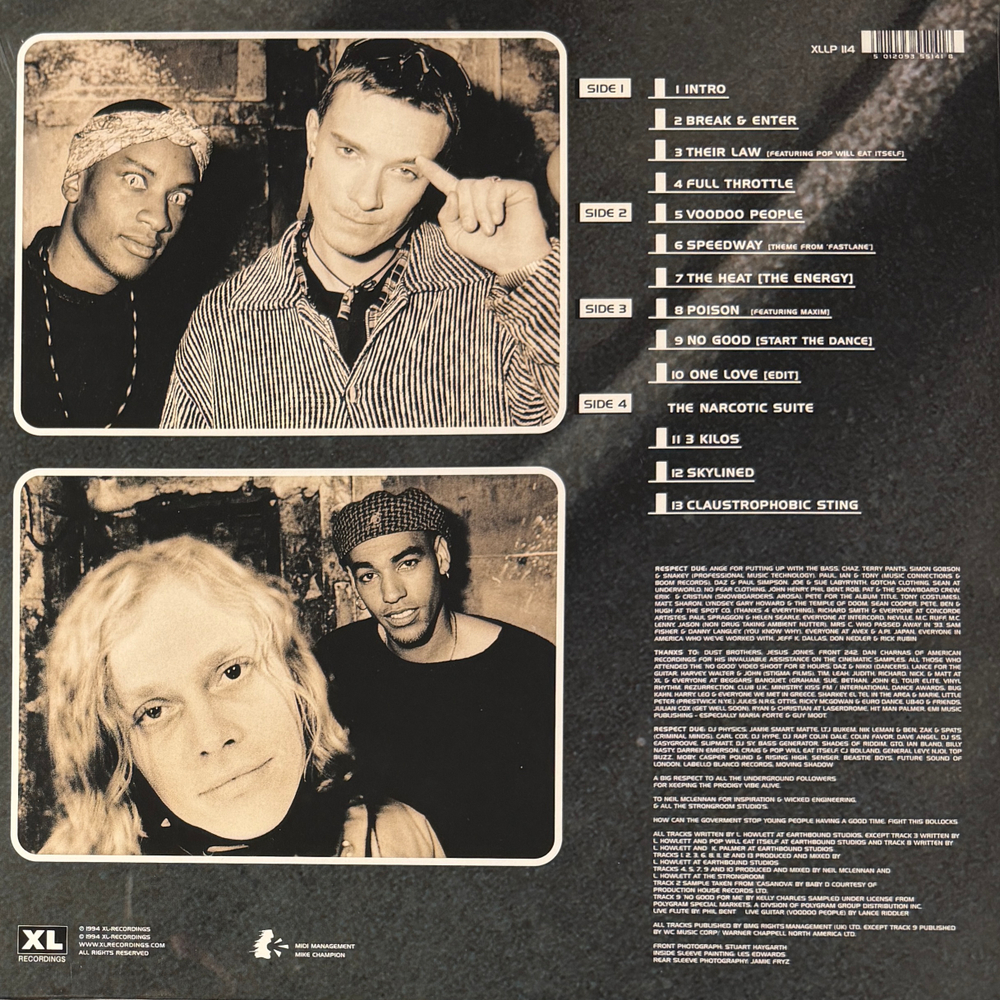Виниловая пластинка The Prodigy ‎– Music For The Jilted Generation 2LP