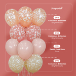 Шар 24" Розовое Золото, Метал / Rose Gold 568