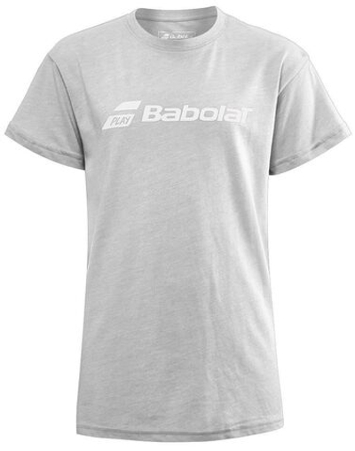Футболка для мальчика теннисная Babolat Exercise Tee Boy - high rise heather