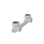 Планка монтажная PP-R белая Дн 25х1/2" ВР под смеситель с водорозетками PRO VALFEX 10124025-PRO