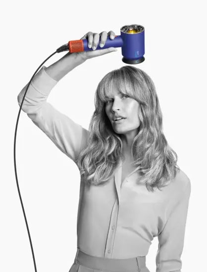 Фен Dyson Supersonic Nural HD16, синий/оранжевый (Vinca blue/Topaz orange)