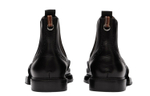 Burberry Leather Ankle Length Chelsea Boots Men"s Black