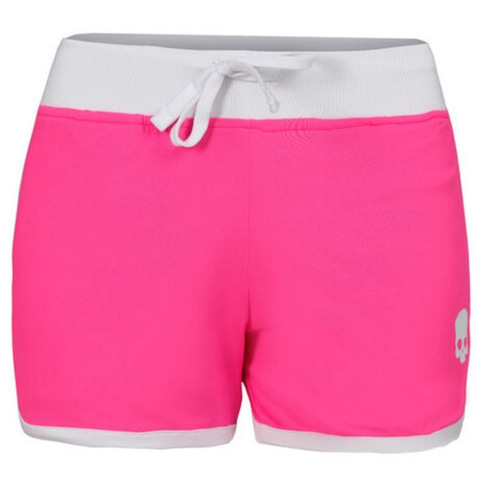 Женские Шорты теннисные Hydrogen Tech Shorts - fluo fuchsia/white