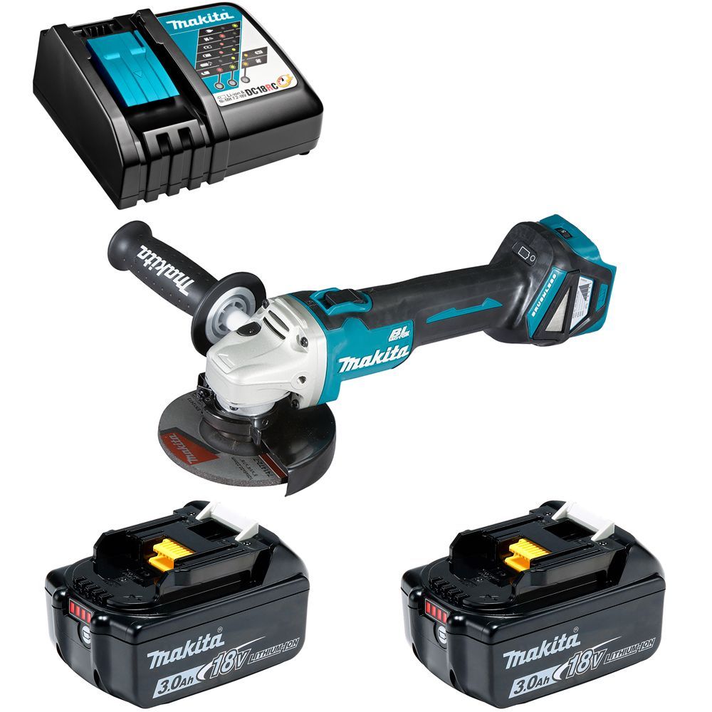 Аккумуляторная угловая шлифмашина Makita DGA511RFE Аккумуляторная угловая шлифмашина Makita DGA511RFE
