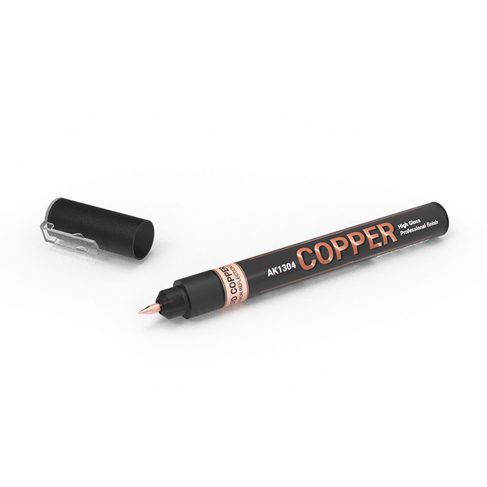 Маркер AK Interactive Metallic Liquid Marker - Copper