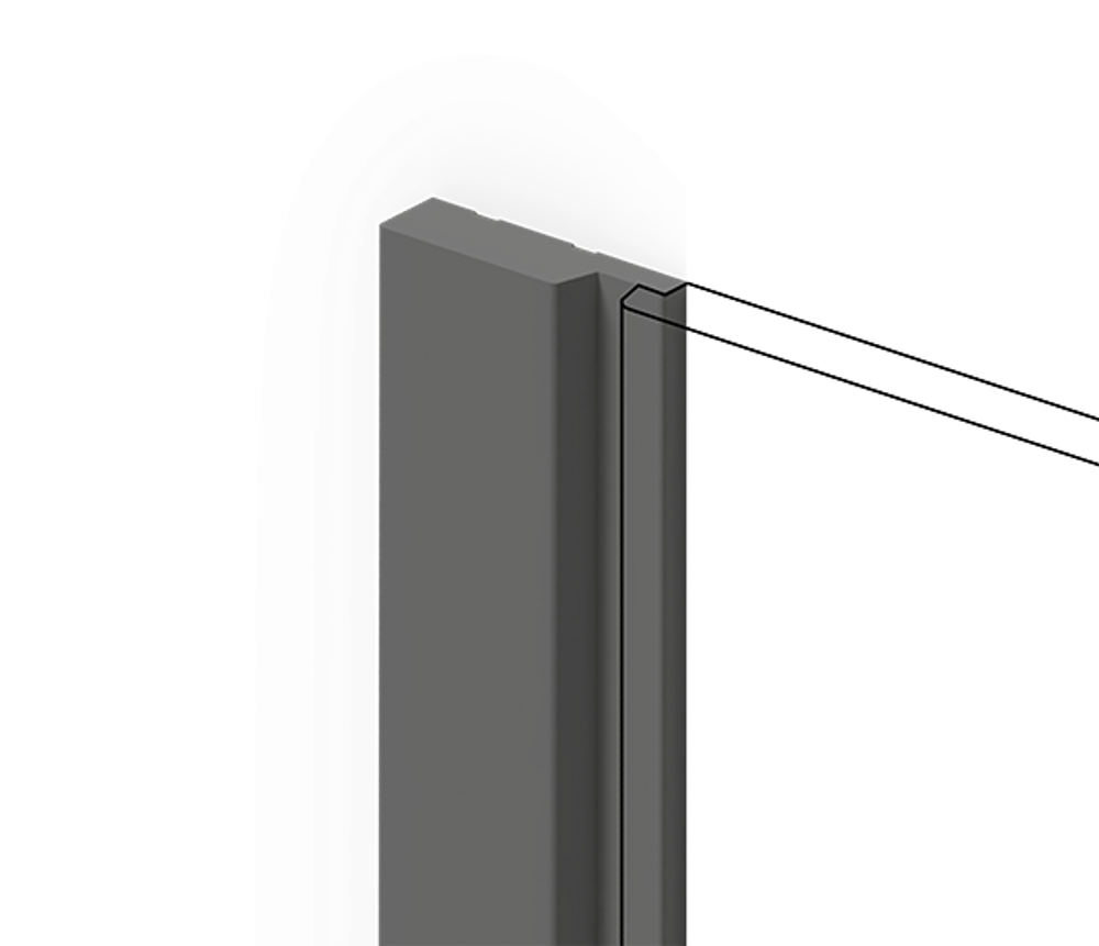 Финишный молдинг декорированный HiWood, 270x4,2 см
