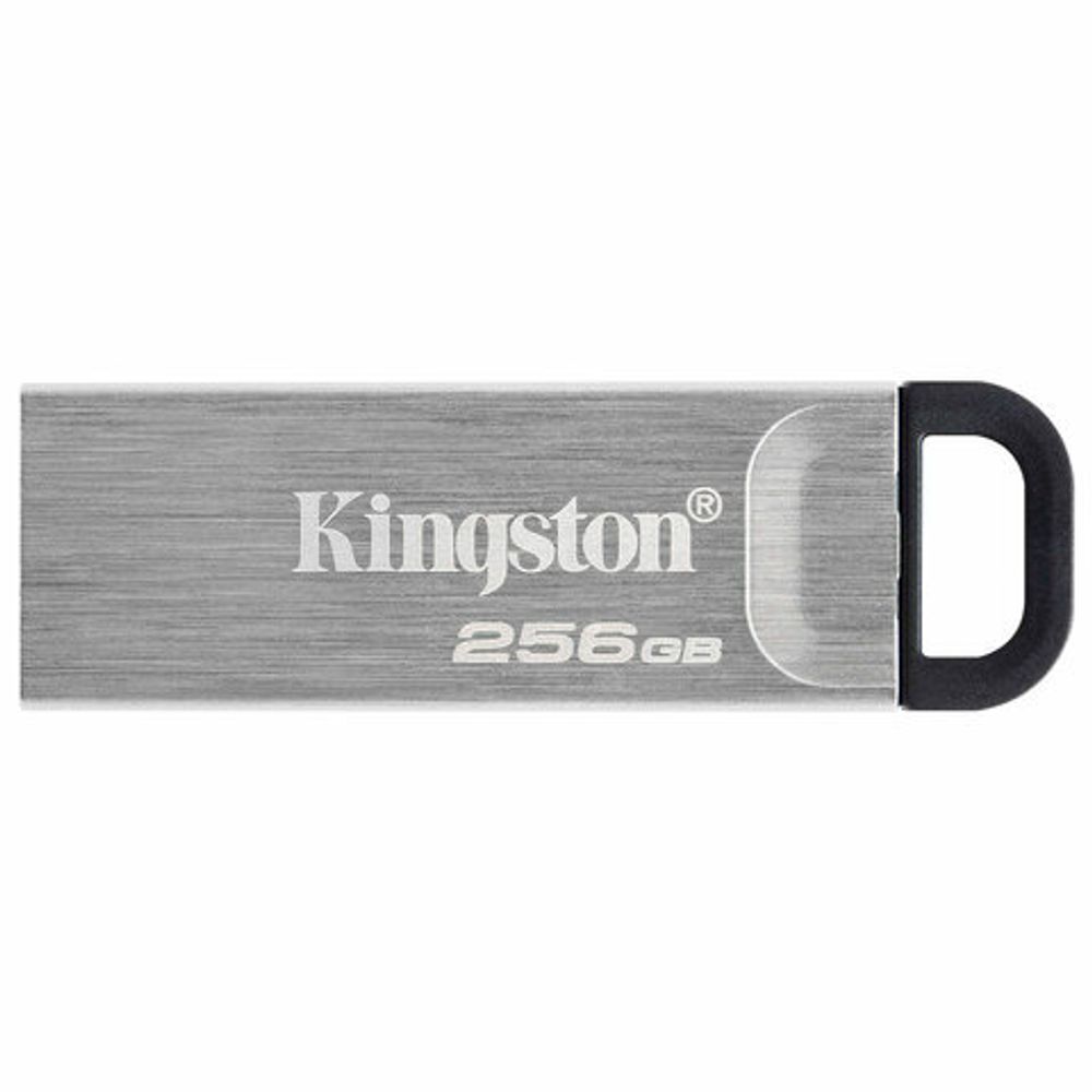 Флеш-диск 256 GB KINGSTON DataTraveler Kyson, разъем USB 3.2, серебряный, DTKN/256GB