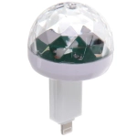 Диско-шар mini «Каледоскоп», LED (красный, зеленый, синий), переходник USB для iPhone