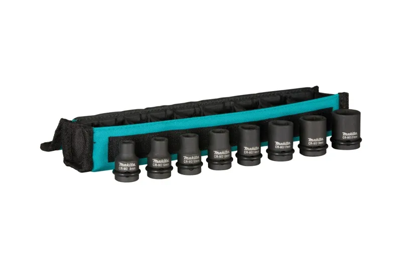Набор ударных головок Makita E-16601, 1/2″, 8 шт.