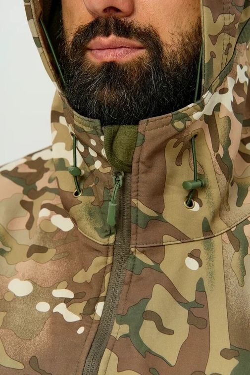 Костюм тактический утепленный Softshell Мультикам -softshell-multikam