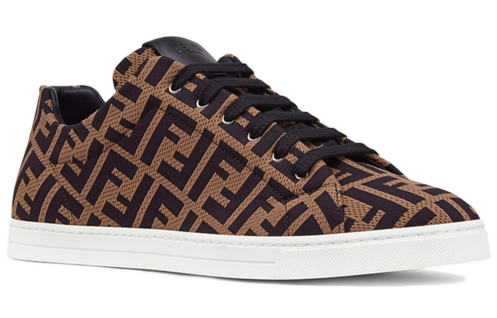 FENDI Ff Logo Low Top Sneakers