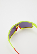 Спортивные очки с диоптриями HILX Big Head / Shiny Yellow Orange / Light Purple Lens
