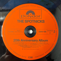 Винтажная виниловая пластинка LP The Spotnicks, 20th Anniversary Album, Still Crazy After All Those Years (Германия 1980)