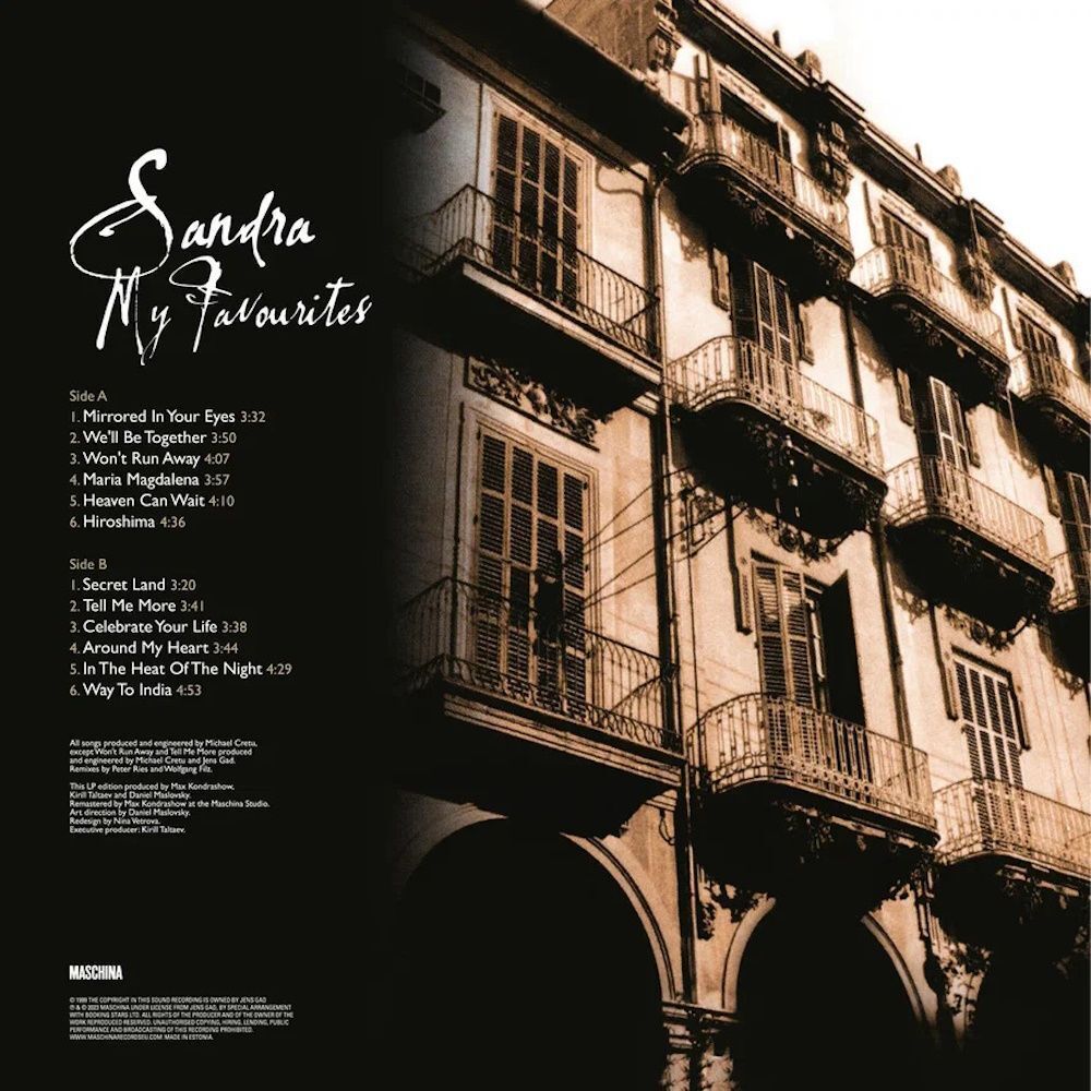 Sandra. My Favourites LP новая Сандра. Лучшее