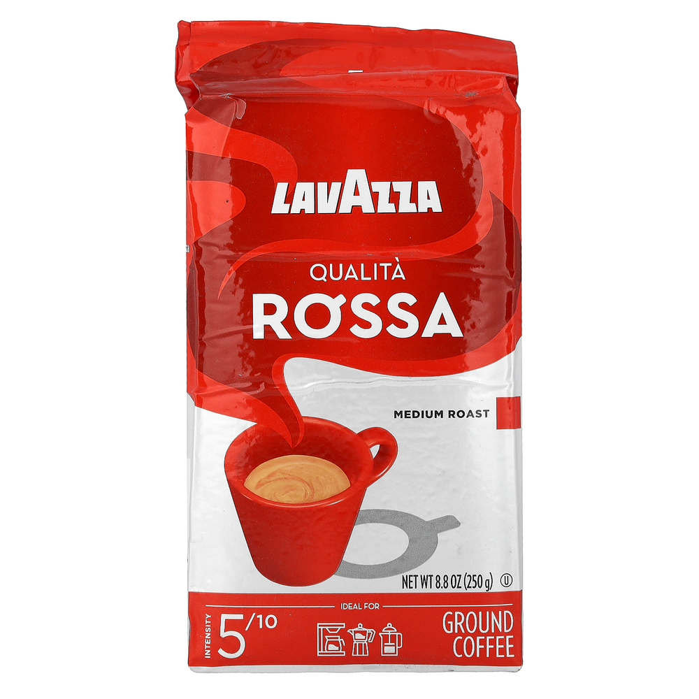 LavAzza Premium Coffees, Qualita rossa, молотый, средняя обжарка, 250 г (8,8 унции)
