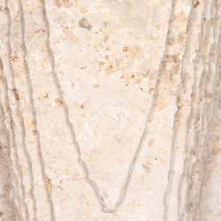 Раковина напольная из мрамора Pedestal Semi Marmo Cream MN-03220 (40*40*90 см)