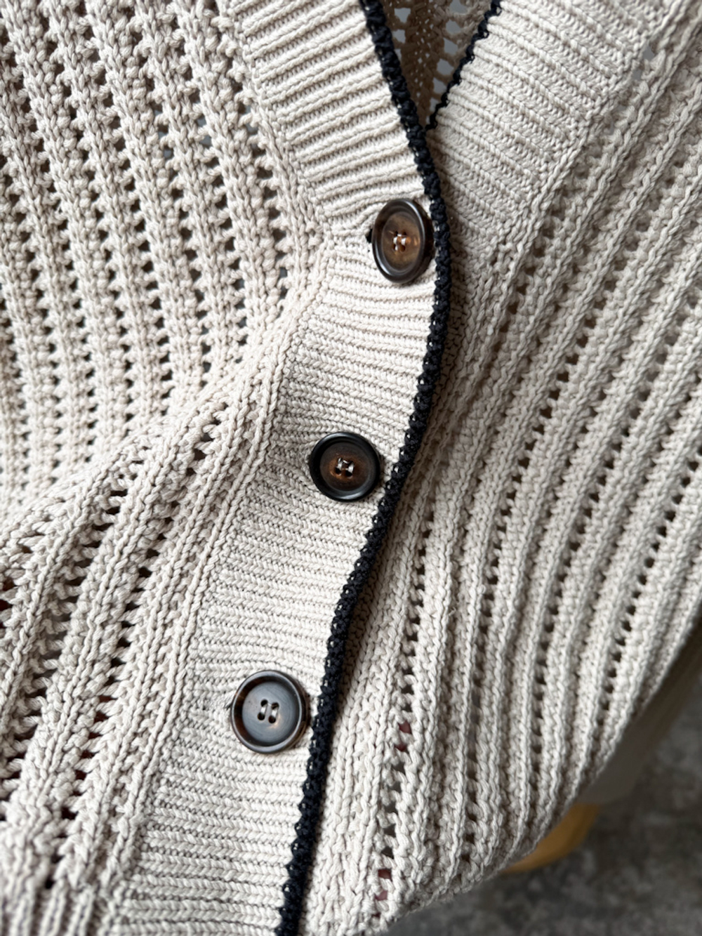 Вязаный хлопковый кардиган Brunello Cucinelli, М