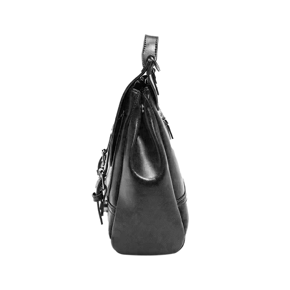 UNITE STAR PU Backpack Medium Women"s Black/Brown