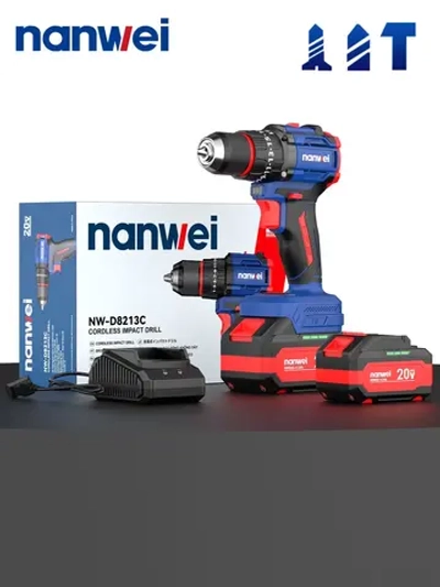 Шуруповерт аккумуляторный Nanwei NW-D8213C-4, 50 Нм, 20 В