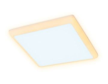 Встраиваемый светодиодный светильник DCR331 5W+3W 6400K/3000K белый Ambrella