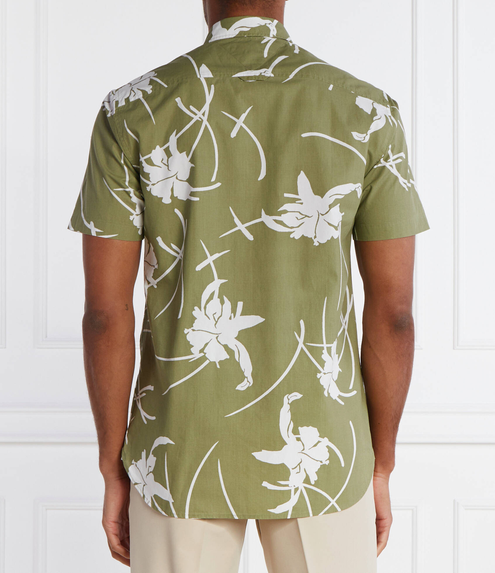 Рубашка LARGE TROPICAL PRT Tommy Hilfiger - зеленый(MW0MW34587)