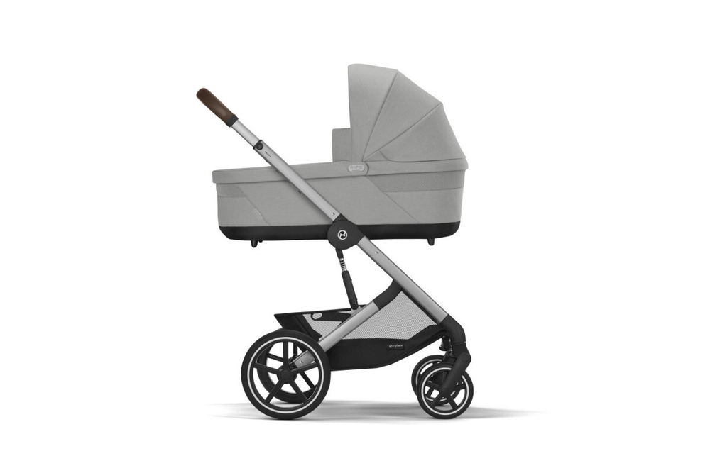 Коляска 2 в 1 Cybex Balios S Lux SLV 2025 (с дождевиками), Stone Grey