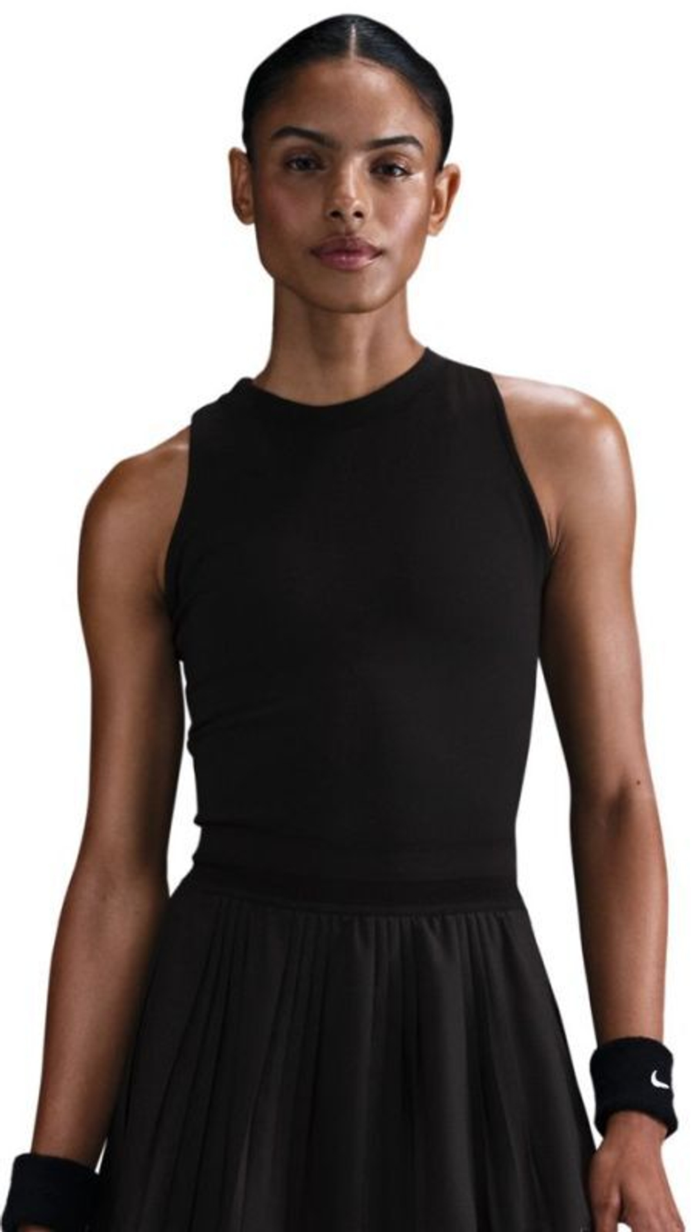 Женский топ теннисный Nike Court Advantage Dri-Fit Tennis Tank - черный