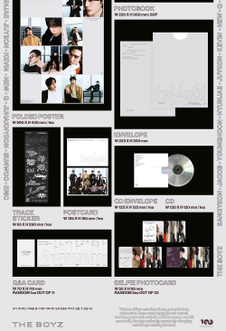 Альбом THE BOYZ - UNEXPECTED 3rd Album 3 Version SET