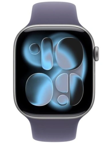 Умные часы Apple Watch S11 GPS 46 мм Space Grey Aluminium Case with Purple Fog Sport Band - S/M