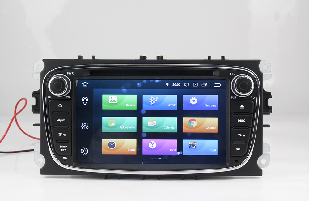 Установочный комплект для FORD Focus II, Mondeo, S-MAX, Galaxy, Tourneo/Transit Connect черный  KUBERG MKD-7028B-P5