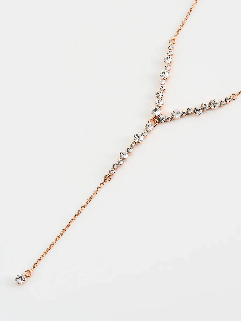 Колье-чокер Лика с подвеской из белых кристаллов Swarovski