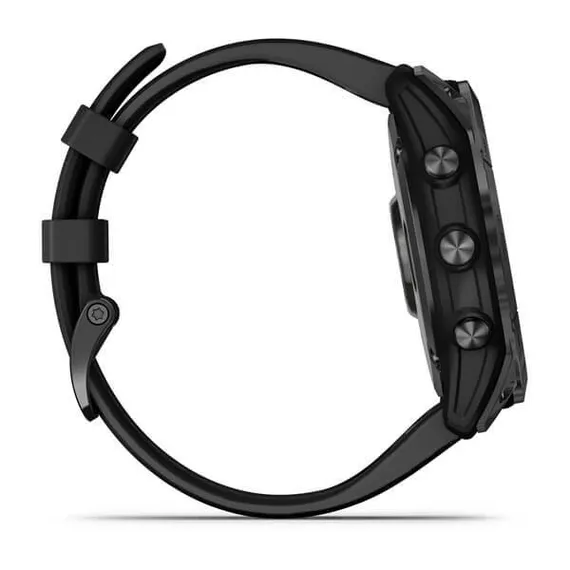 Умные часы Garmin Fenix 7X Solar Серый с черным ремешком 010-02541-01