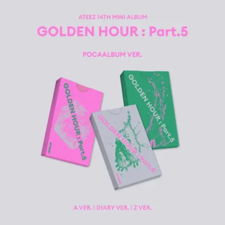 Альбом ATEEZ - Golden Hour : Part.5 [Pocaalbum ver.]