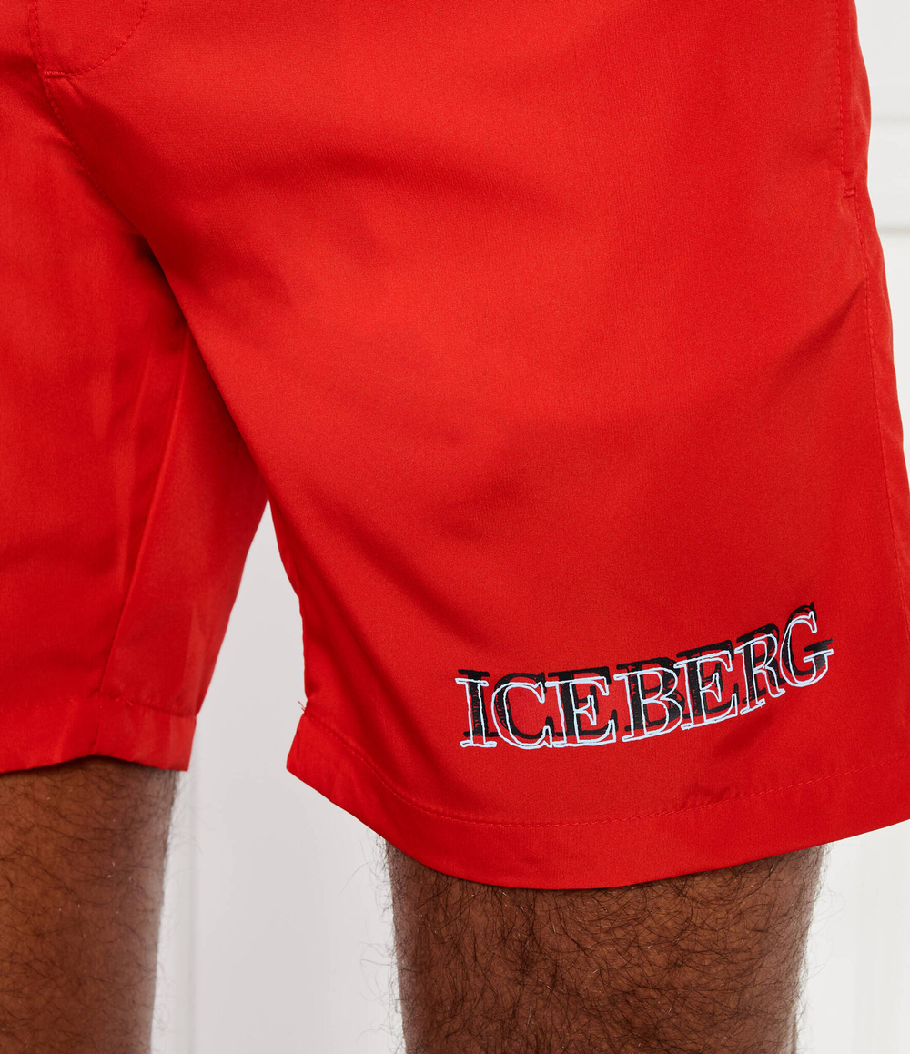 Шорты для плавания Boardshort Iceberg - красный(ICE4MBM01)