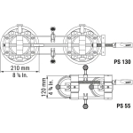 Струбцина вакуумная BESSEY PS130