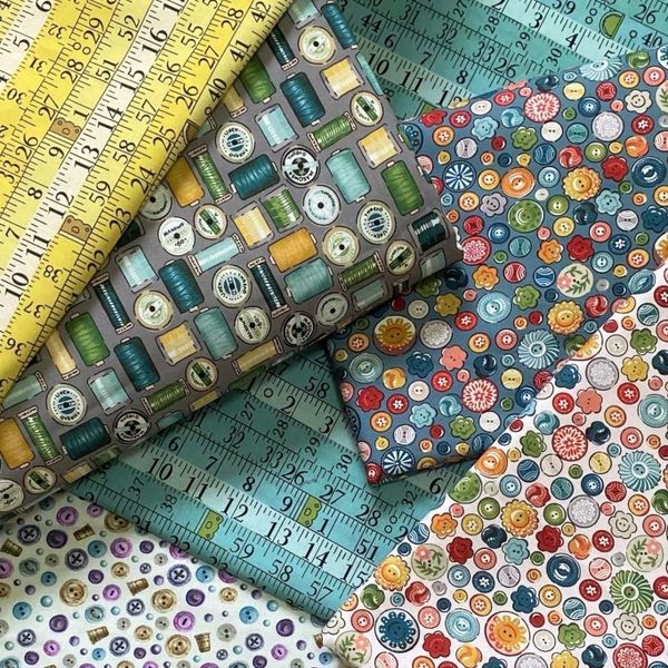 НИТКИ НА СЕРОМ,  хлопок Handmade Fabrics 3