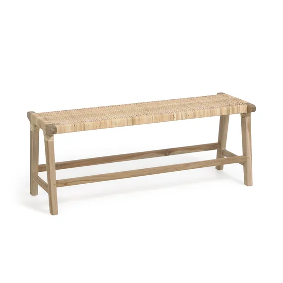 Скамья Beida из массива тика 120 см