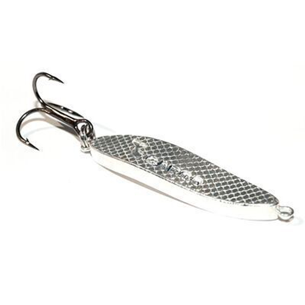 Блесна колеблющаяся Lucky John HEAVY Silver 40г / 60мм