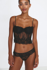 Кружевные трусы-стринги, 2 шт. — Светло-коричневый — H&M 1346220