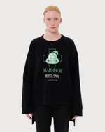 UNDERCOVER x BRIGITTE TANAKA ТОЛСТОВКА ЧЕРНАЯ PHARMACIE