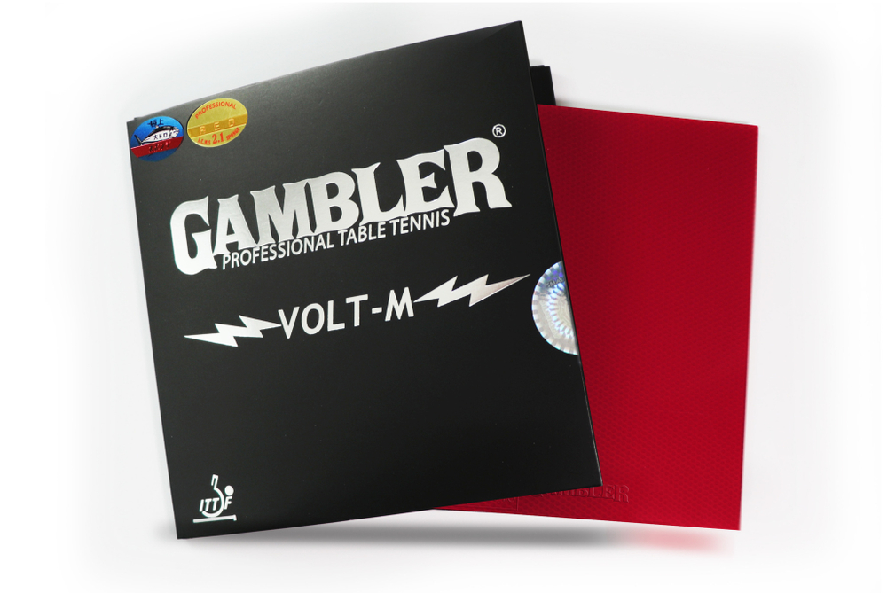 Накладка для ракетки GAMBLER VOLT M HARD 2.1MM RED