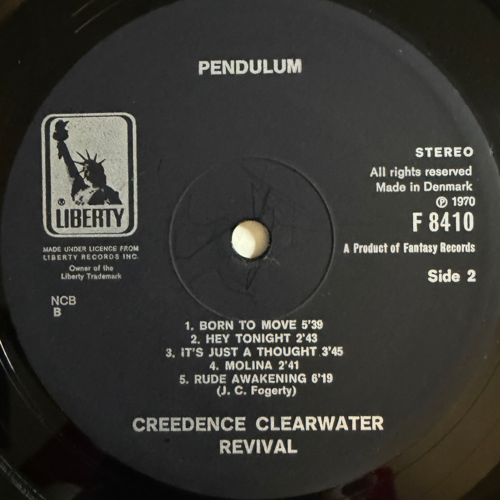 Виниловая пластинка Creedence Clearwater Revival ‎– Pendulum LP