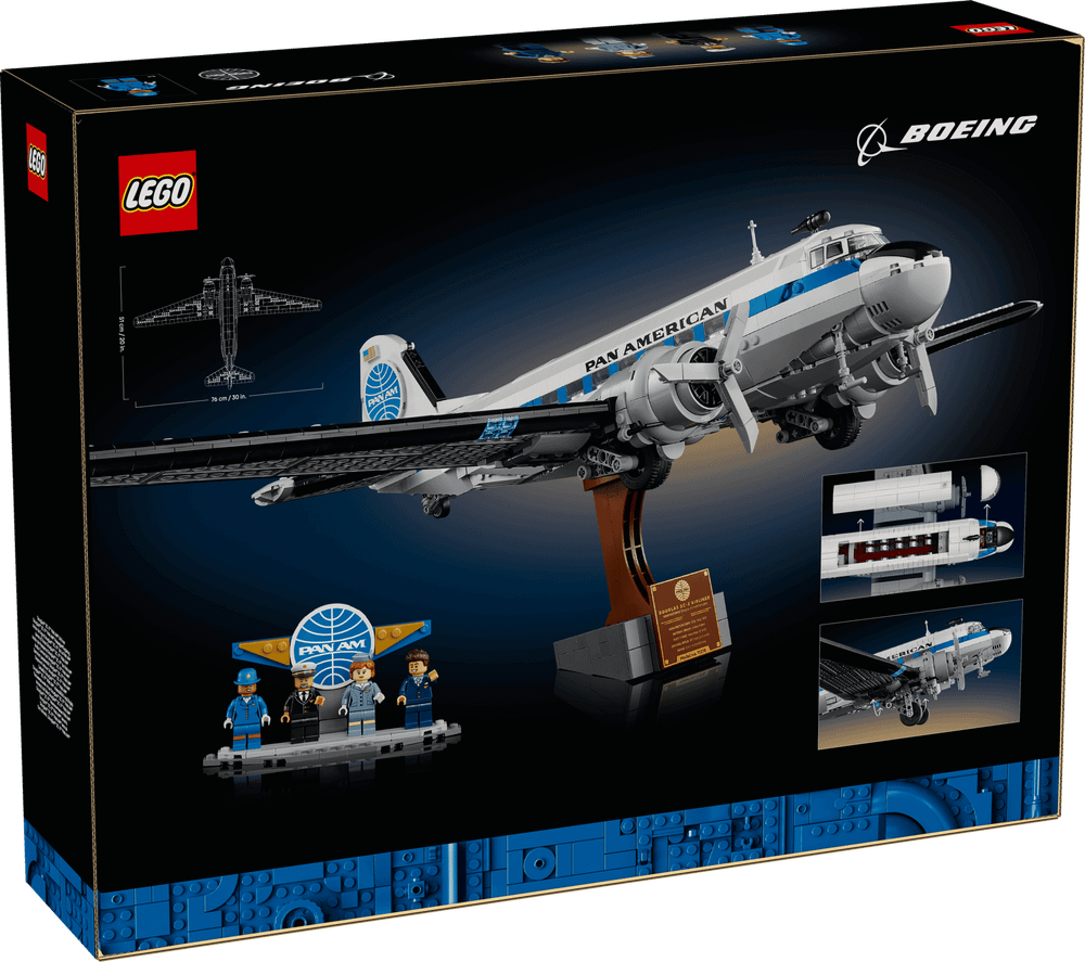 Конструктор LEGO Icons 11378 Douglas DC-3 PAN AM® Airliner