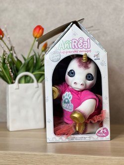 Игрушка мягконабивная 35см АниРеал Единорожка (60105)