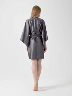 Халат кимоно OnSilk Assami mini Серый S