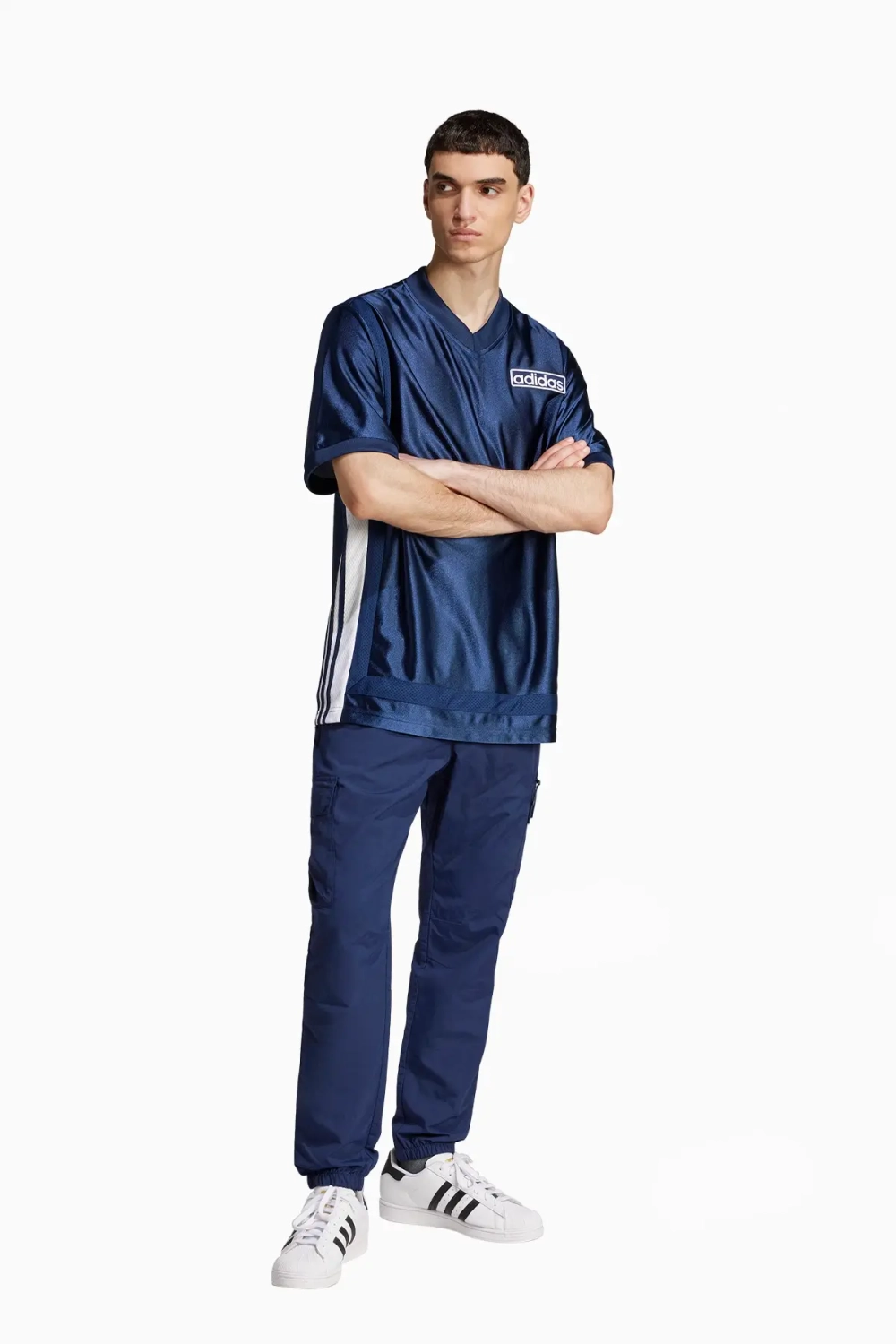 Футболка adidas Adibreak Jersey - темно-синий
