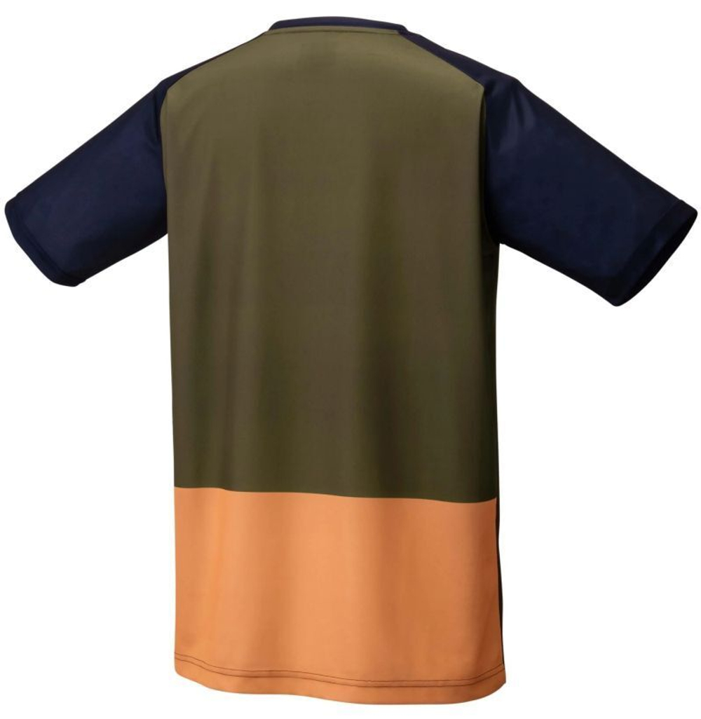 Мужская теннисная футболка Yonex Practice - oil brown