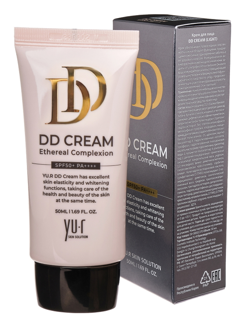 YU.R Корректирующий DD-крем для лица -DD Cream , SPF50+, PA++++, 50 мл