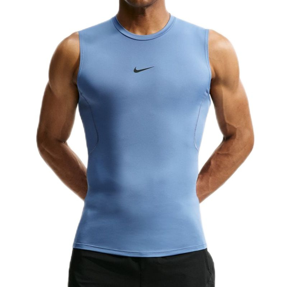 Мужская футболка Nike Pro Dri-Fit Tight Sleeveless Fitness - indigo storm/black
